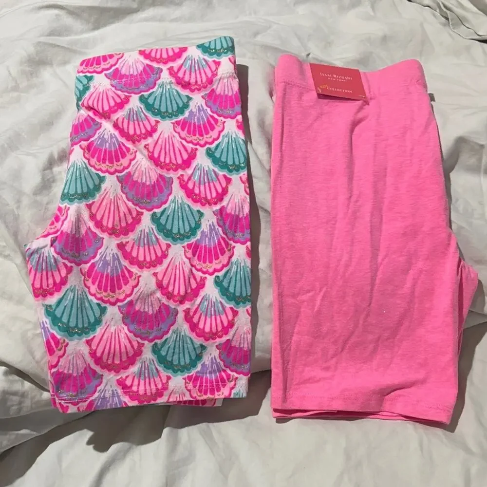Isacc Mizrahi Pink 7/8 Tommy Bahama Multicolor seashell shorts Kids Bottoms nwt